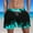 Light Blue, variant on Men's Shorts Casual Elastic Waist Drawstring Summer Beach Shorts Blue XXL