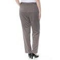 thumbnail image 2 of NINE WEST Womens Burgundy Herringbone Straight leg Wear To Work Pants Plus  Size: 18W, 2 of 2