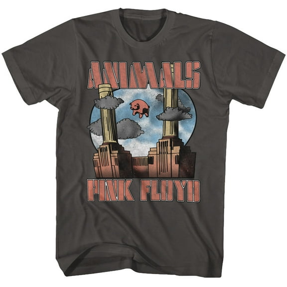 Pink Floyd Animals Smoke Adult T-Shirt