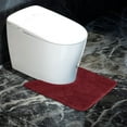 thumbnail image 3 of Toilet Rugs U Shaped 20" × 20" Non Slip & Super Absorbent Extra Thick Soft, Washable Bath Mats for Bathroom Floor, Microfiber Plush Shaggy Contour Bath Rugs for Toilet,Dry Quick, 3 of 5