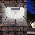 thumbnail image 3 of Solar Lights 100 LED Solar Security Lights Motion Sensor Solar Wall Light with 120° Wide Lighting Angle 3 Modes for Garden Fence Garage Patio, 3 of 10