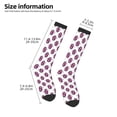 thumbnail image 5 of Balery Cute Number 8 Printed Novelty Socks Men's Women's Crew Socks Sports Socks Knee High Socks Cotton Socks Quirky and Cool Socks, 5 of 9