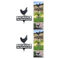 thumbnail image 1 of Matsuzay Stainless Weathervane Farm Scene Outdoor Garden Crafts Yard Chicken Roof Decoration Tipo 1 2piezas, 1 of 1