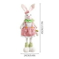 thumbnail image 2 of Easter Bunny Gnomes Plush, 18 Inch Easter Bunny Gnomes Plush for The Home,Rabbit Gnomes Stuffed Doll Gifts, Bunnies Decoration for Home & Party (Khaki), 2 of 6