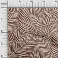 thumbnail image 2 of oneOone Georgette Viscose Brown Fabric Leaves Quilting Supplies Print Sewing Fabric By The Yard 42 Inch Wide, 2 of 6