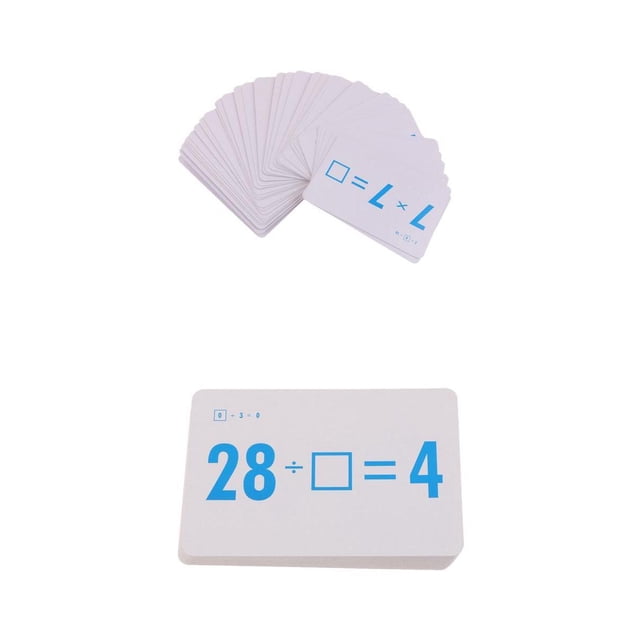 Tarjetas Flash de Matemáticas División de Multiplicación de Tarjetas de Cómodo Zulema Tarjeta Flash de Matemáticas