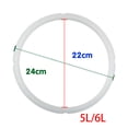 thumbnail image 1 of Silicone Sealing Ring Replacement for 56L Pressure Cooker Universal 22x24cm Fit Kitchen Dining Bar Accessories, 1 of 6