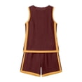 thumbnail image 4 of Enjoytime Womens Two Piece Sets 2026 Color Block Sleeveless Tops Shirts Matching Set Summer Casual Travel Outfits, 4 of 6