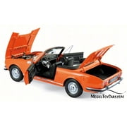 1970 Peugeot 504 Cabriolet, Orange - Norev 184826 - 1/18 Scale Diecast Model Toy Car