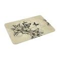 thumbnail image 2 of Fotbe Extra Durable Door Mat - Dirt Trapping Outdoor Welcome Mats - Non-Slip Outdoor Door Mats - Low Profile Front Door Mat - Indoor (16" x 24", Vintage Floral ), 2 of 9