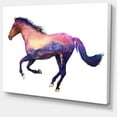 thumbnail image 2 of Horse Double Exposure Illustration - Large Animal Canvas Art Print, 2 of 4
