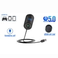 thumbnail image 3 of Receptor Compatible Con Dientes Coche USB AUX Audio 3 5 Mm para Altavoz Manos Libres Azul, 3 of 9