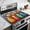 NO322, variant on Grateful Glass stove top cover 28"x 20",Imitation Wood Pattern Stove Covers for Electric Stove,Non-Slip Scratch-Resistant Expands Counter Space