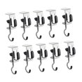 thumbnail image 3 of 10x Perchas para bolsos debajo del escritorio, soporte para bolsos, soporte para auriculares, gancho almacenamiento metal para bolsos, percha, 3 of 9