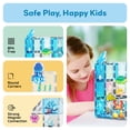thumbnail image 5 of PICASSO TILES Magnetic Marine Animal Theme Building Blocks Toy Set for Kids, 52 Pieces, 5 of 8