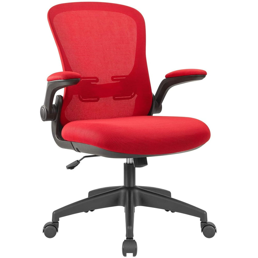 Walnew Mid Back Adjustable Mesh Office Chair Swivel Ergonomic Desk