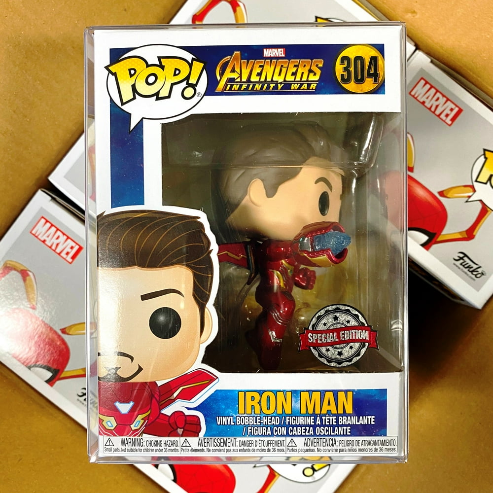 iron man funko pop with gauntlet