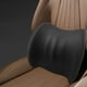 thumbnail image 2 of Pisexur Accesorios para coches, Electrónica para cochesCojín de espuma para coche, cojín lumbar para aliviar la fatiga al conducir, almohada lumbar para coche, asiento de coche, 2 of 3