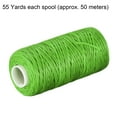 thumbnail image 2 of Unique Bargains Fil à Coudre en Cuir Ciré en Polyester Vert, 55 Yards, 2 of 6