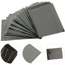 OUNONA  50 Pcs Card Cover Case Game Trading Cards Sleeve Deck Black