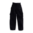 thumbnail image 2 of Figura de acción a escala 1:12, ropa, pantalones de vestir, mini muñeca de tela, accesorios de vestuario de moda para figuras de muñecos masculinos de Negro, 2 of 10