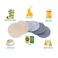 thumbnail image 4 of 6pcs Coasters For Drinks Insulation Pads Water Absorbent Heat-Resistant Vintage Table Mat, 4 of 12
