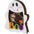 thumbnail image 1 of Halloween Wooden Light Up Ghost Lantern Shadow Box Table Centerpiece Decorations with LED Lights for Party, 1 of 7