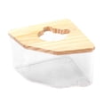 thumbnail image 1 of Baño para hámster, inodoro para mascotas, transparente, para animales pequeños, extraíble y excavable., 1 of 9