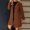 Coffee, variant on Women Winter Coats Women Jacket Winter Women's Solid Casual Thicken Wool Stand Collar Inner Lining Pocket Breasted Pea Mao Coat Fall and Winter for Everyday Wear and Casual Outfits