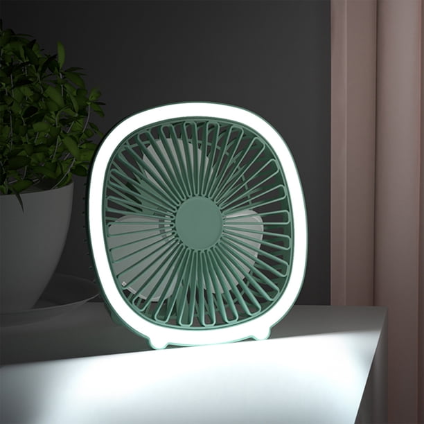 Ventilador de Techo Pequeño Recargable Por Usb, Portátil, Regulable, para Exteriores E Interiores, para Colgar, de Escritorio, de Noche, Multifunción