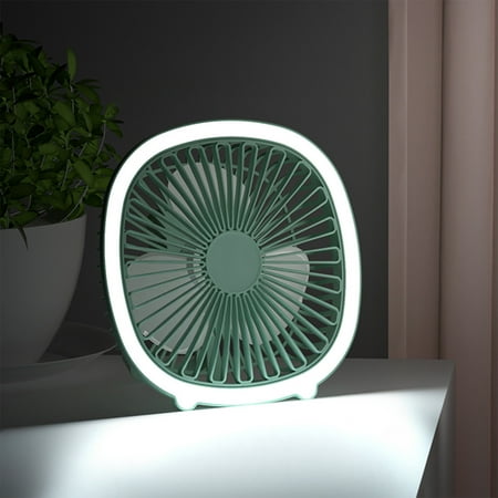 

RKSTN USB Rechargeable Small Ceiling Fan Portable Dimmable Outdoor Indoor Hanging Fan Desktop Night Light Mini Multi-Function Fan Light Lightning Deals of Today - Summer Clearance on Clearance