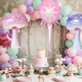 thumbnail image 2 of CYMYLAR Whimsical Mushroom | Sparkler Foil Balloon Set for Fairy Parties, Baby Showers, Birthdays, 2 of 8
