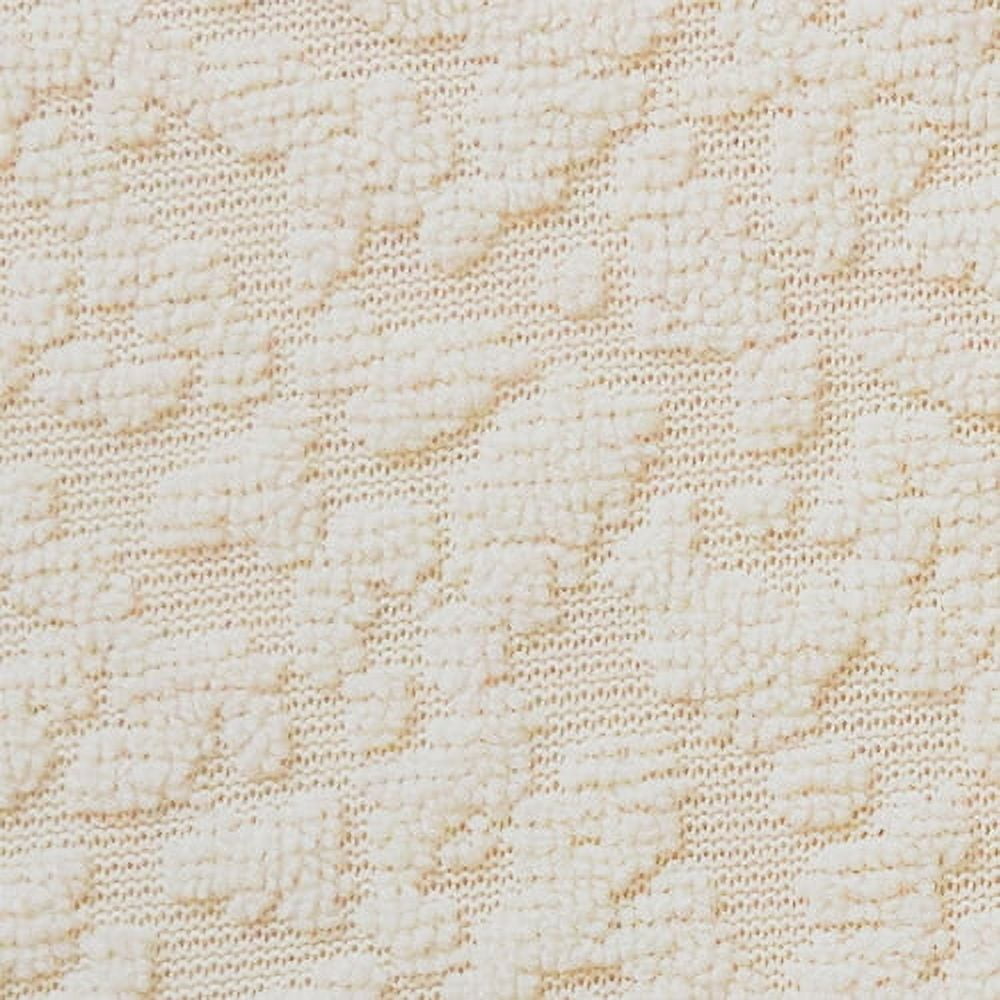 Mainstays Boucle Stretch-to-Fit Fabric Sofa Slipcover, 1-Piece, Beige