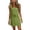 Green, variant on Admvng Dress for Women Eyelet Lace Sleeveless Mini Dress Square Neck with Drawstring Waist