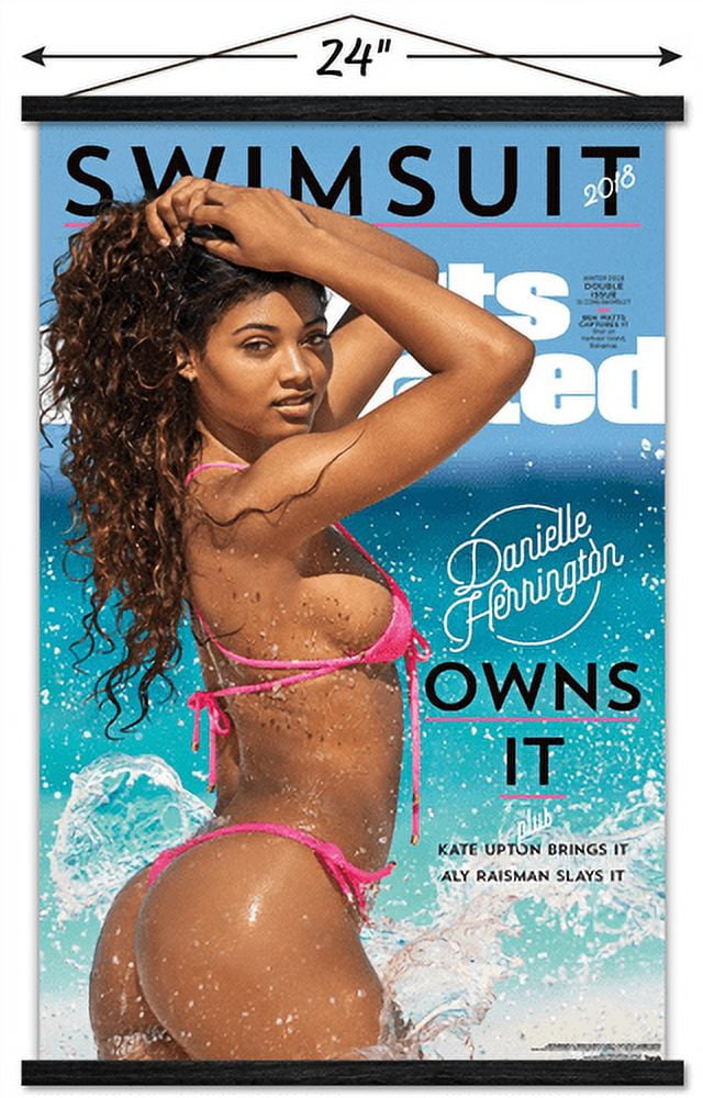 Sports Illustrated: Swimsuit Edition - Danielle Herrington Cover 18 Wall Poster with Magnetic Frame, 22.375" x 34"