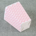 thumbnail image 5 of 48pcs Popcorn Carton Rugby Stripe Wave Dot Pattern Decorative Dinnerware for Birthday Parties / Baby Showers / Graduations (Light Pink), 5 of 5