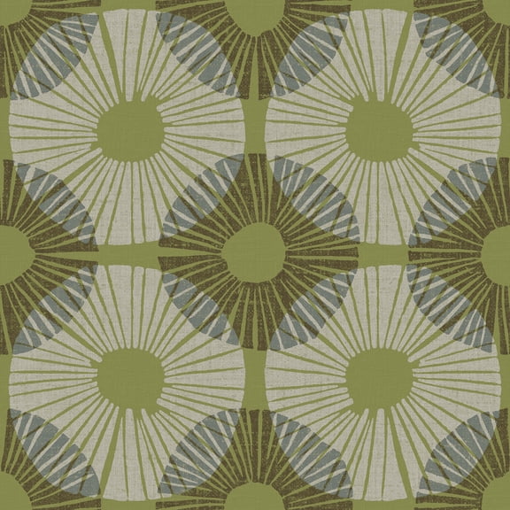 Jen Hewett Superbloom Lime Peel & Stick Wallpaper