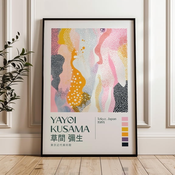 Modern Art Print, Maximalist Poster, Japandi Poster, Livingroom, Exhibition Poster, Wall Art UNFRAMED Poster, Wall Art for Decor, Present, 8x12