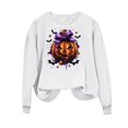 thumbnail image 4 of Raeneomay Long Sleeve Shirts for Women Round Neck St. Patrick's Day Printed Long Sleeved Top SweatShirts, 4 of 5