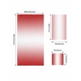 thumbnail image 4 of Red Ombre Towel Set of 3, Soft Microfiber Bath Towels, Hand Towel, Washcloths, Red White Gradient Modern Abstract Art Quick-Dry Absorbent Towels for Bathroom Kitchen Hotel Beach Gym Spa, 4 of 7