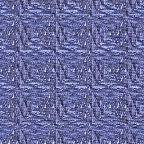 Ahgly Company Indoor Square Patterned Deep Periwinkle Purple Area Rugs, 5' Square