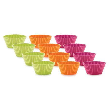 

Lekue 12-Piece Muffin-Cup Set Assorted