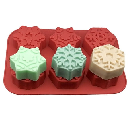 

Cake Stand Baking Supplies Bread Box Snowflake Shape Silicone Cake Mold Muffin Chocolate Cookie Baking Mould Decor