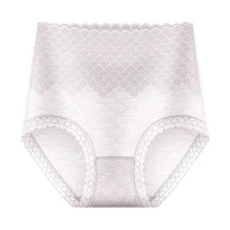 

ZMHEGW Briefs For Women Tall Waist Bud Silk Pure Cotton Breathable In Panties Women s Underwear Seamless