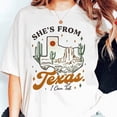 thumbnail image 3 of She’s From Texas Shirt, Retro Texas Tee, Southern Country Style T-Shirt, Texas Pride Unisex Top, Vintage Lone Star State Graphic Apparel, 3 of 4