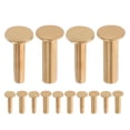 thumbnail image 2 of Shisuyan 7 Pairs Kitchen Knives Handle Screw Fixing Rivet Nuts Chef Knives Cutter Wooden Grip Screw Fastener Fixer Clip Nails Replacement Repair Diy Tools Accessories 1.6cm, 2 of 8