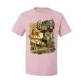 thumbnail image 2 of Wild Bobby Deers in Mountains Patriotic American Flag Hunting Animal Lover Unisex Men Tee, 2 of 6