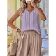 thumbnail image 4 of Camisetas de Sin Mangas para Mujer, Blusas Informales Holgadas con Cuello en V, Estilo Túnica, Color , Talla XL, 4 of 9