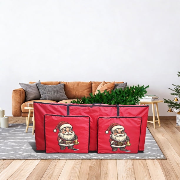 Organizadores de armario y almacenamiento, Organización y almacenamiento, Contenedores de almacenamiento, Bolsa de almacenamiento para árbol de Navidad, Bolsas de almacenamiento para ropa, edredones d
