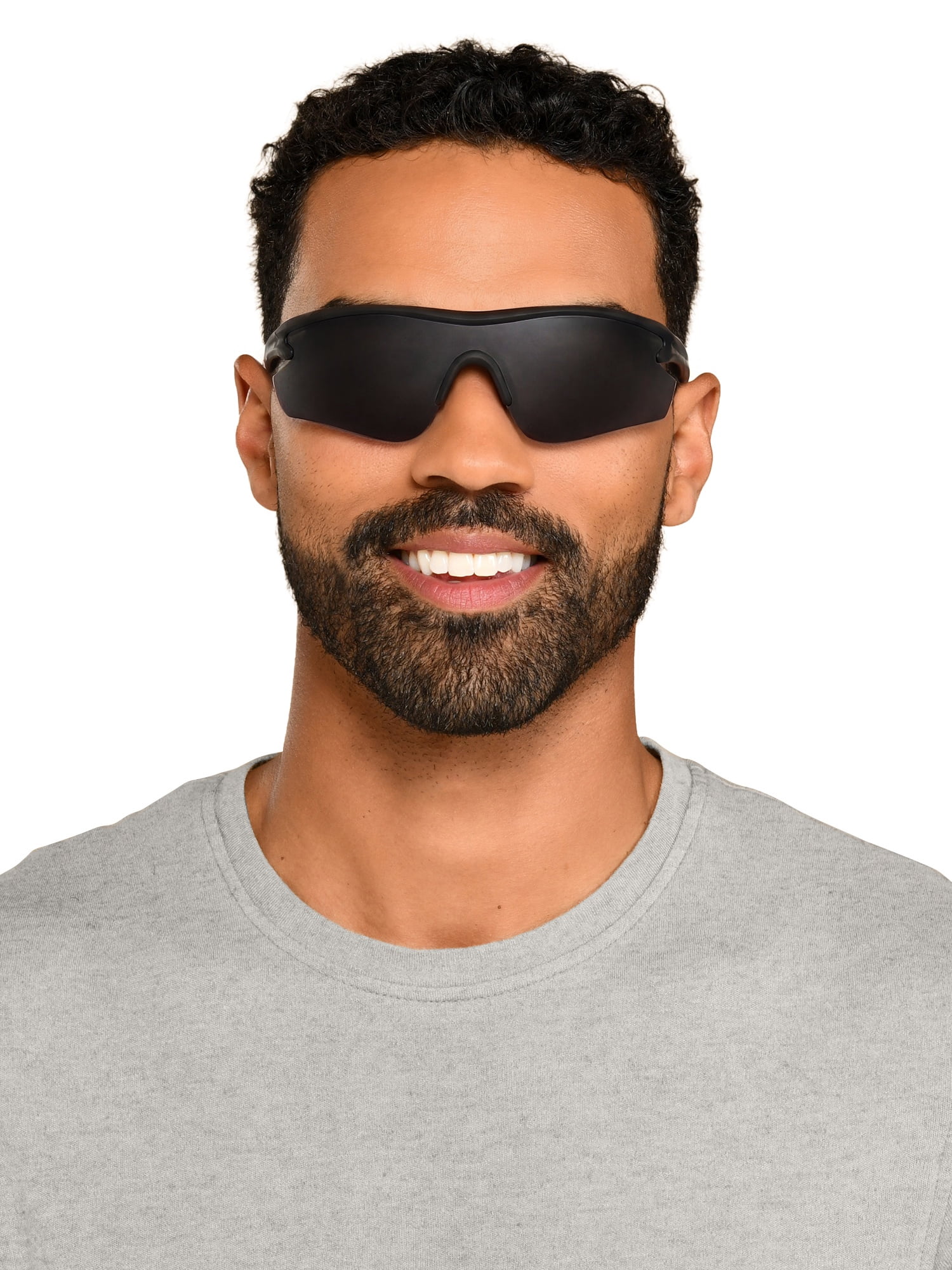 Foster Grant® IRONMAN® Black Shield Men's Sunglasses